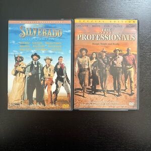 Silverado and The Professionals DVDs